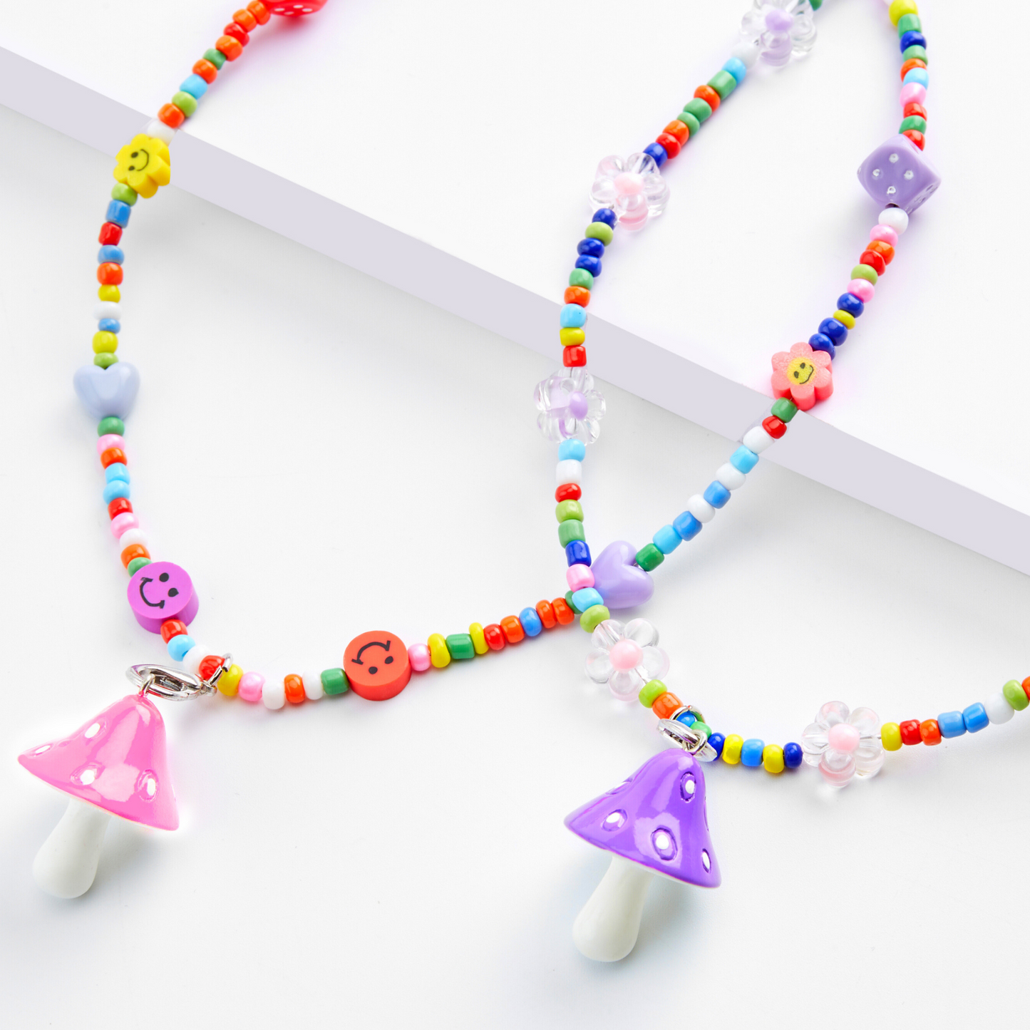 Deal - CHABAEBAE Mushroom Necklaces - 2pc