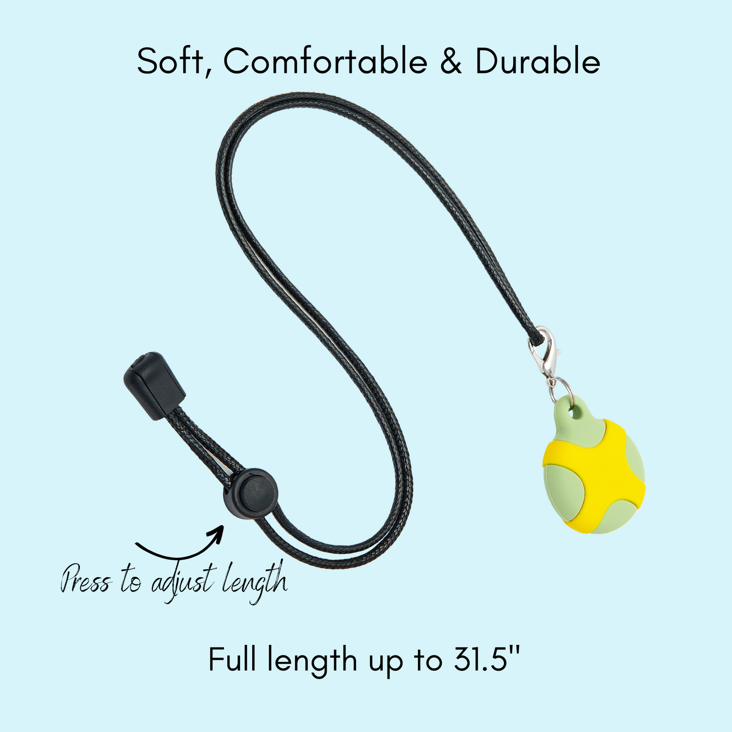 CHABAEBAE AirTag Necklace For Kids & Adults, Plus Cute Stickers