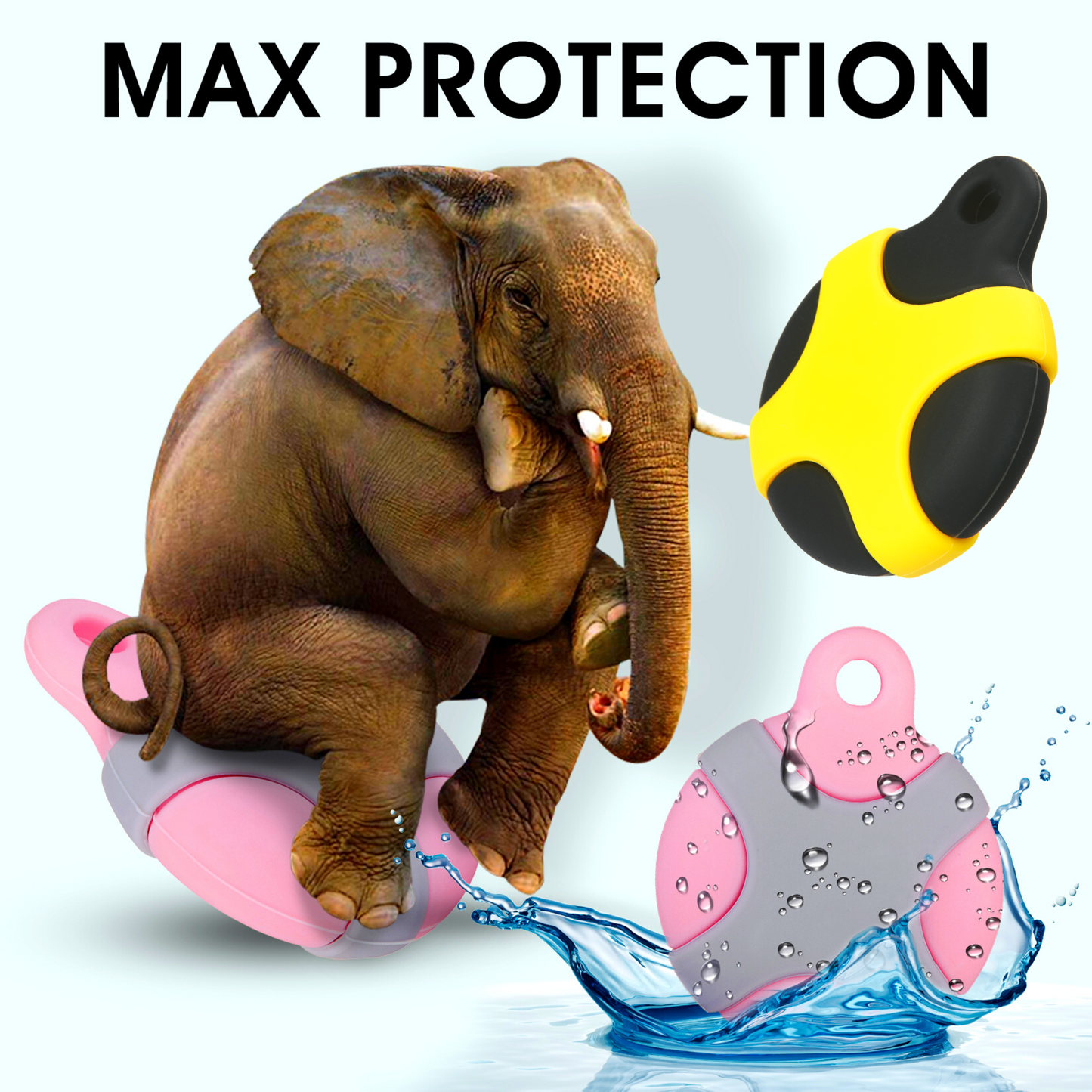 Worry Free Adventure Companion: Airtag Holders, Necklaces Plus Stickers Bundle