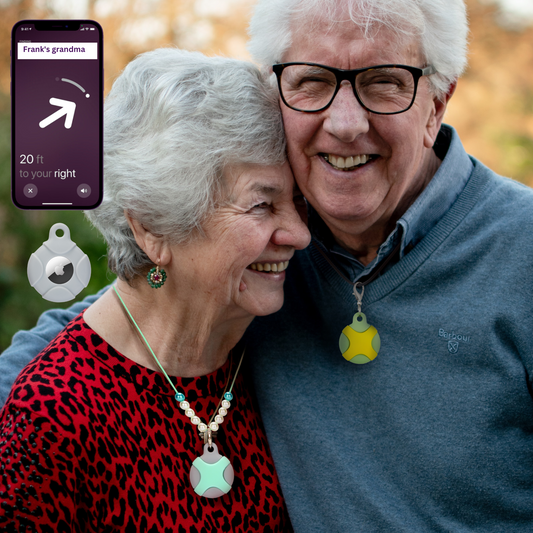 CHABAEBAE Airtag Necklace For Adults