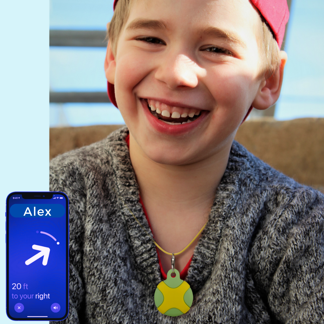 air tag hidden necklace for kids