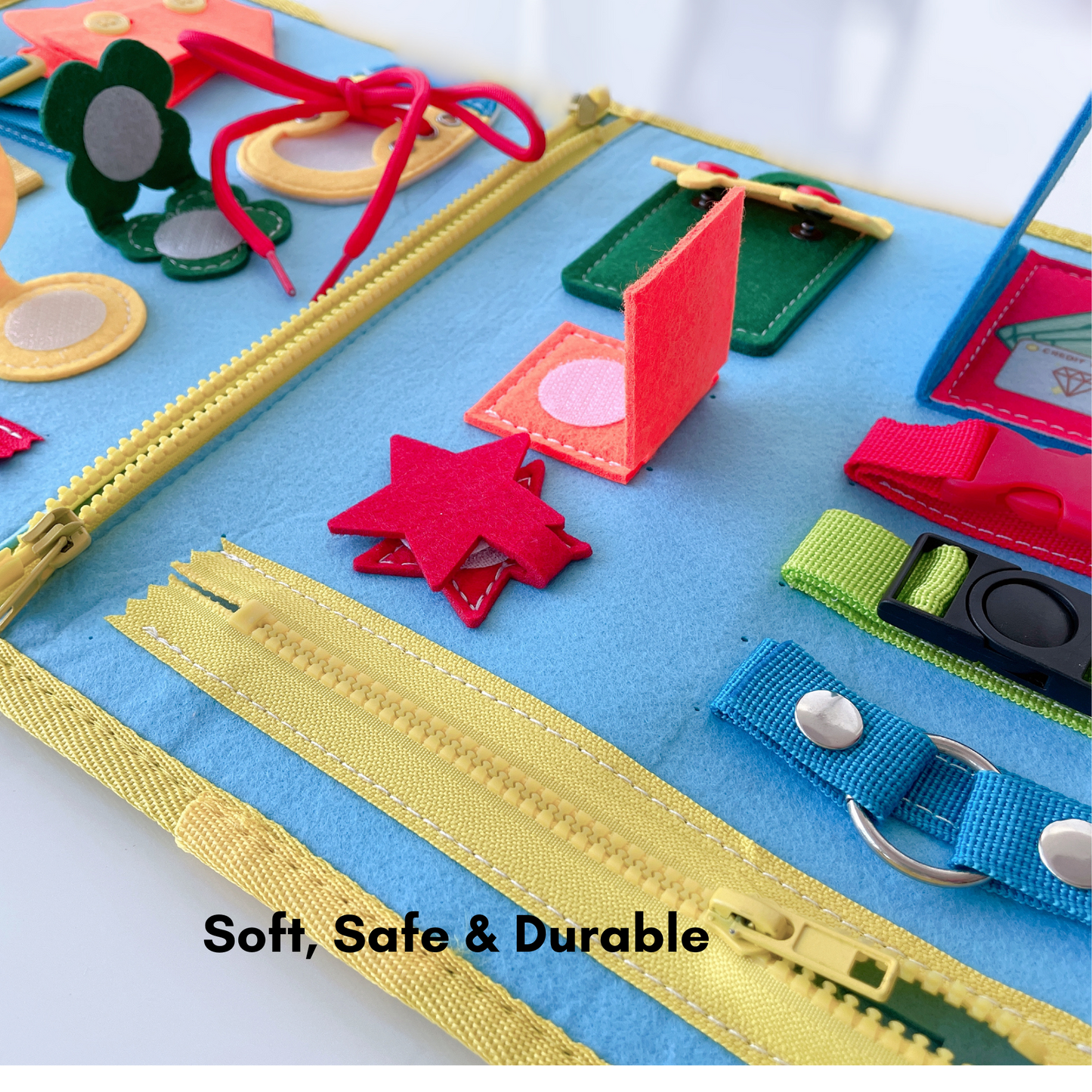 CHABAEBAE Montessori Toddler Montessori Busy Book, Busy Board, Quiet Book