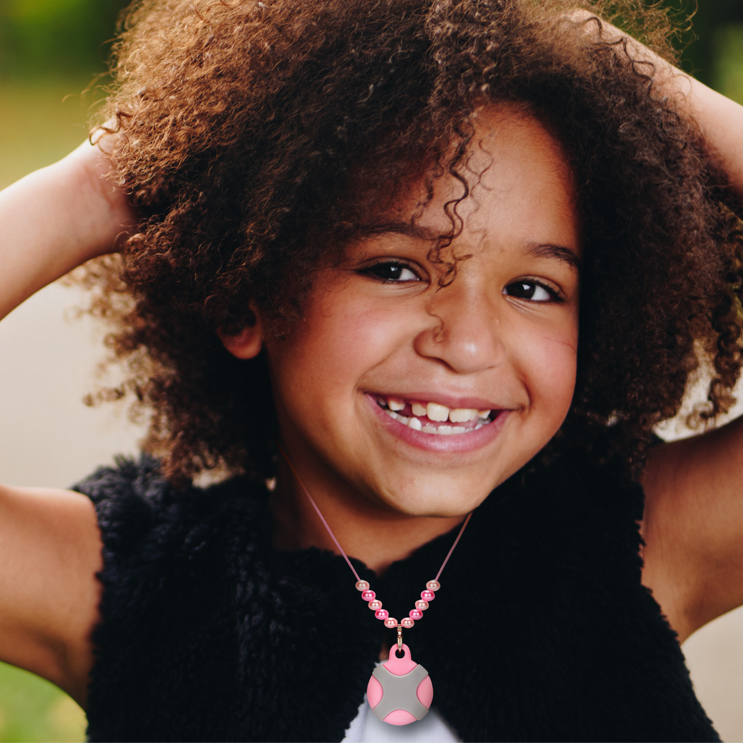 CHABAEBAE Airtag Necklace For Kids & Adults, Plus Cute Stickers