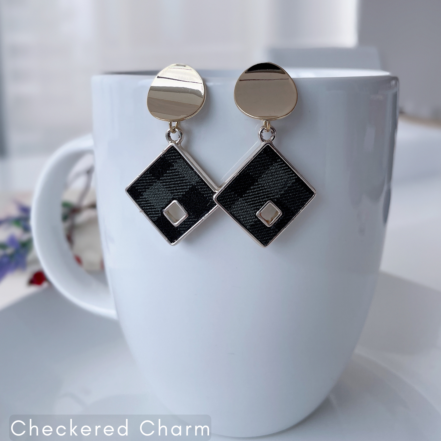 Joyful Earrings With Gift Bag and Card