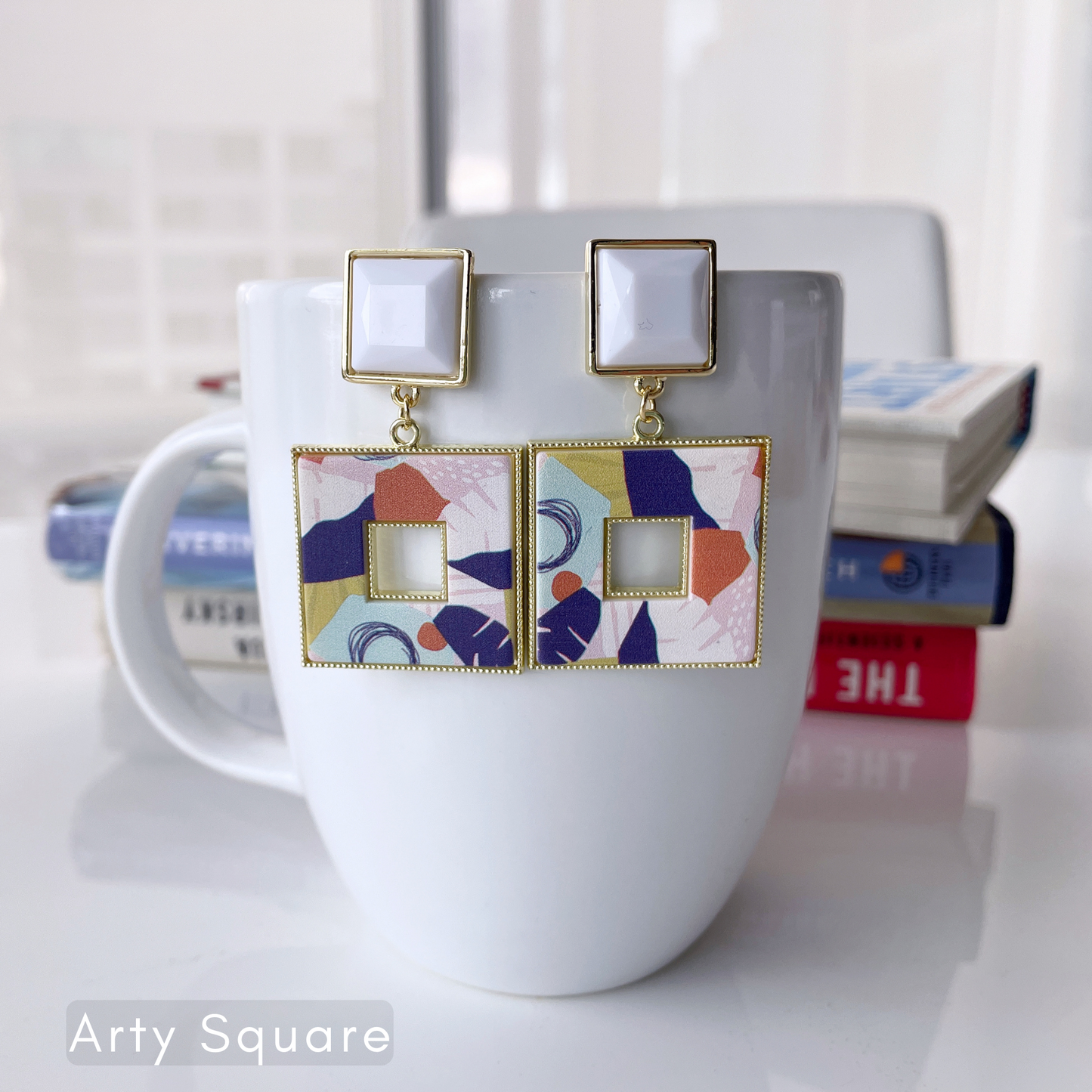 Joyful Earrings With Gift Bag and Card