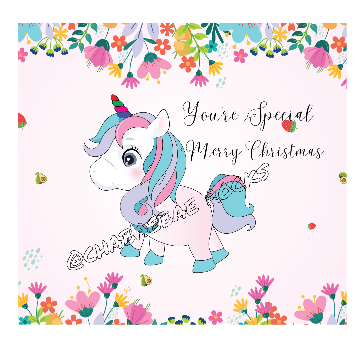 Unicorn Greeting Cards, Digital, Printable (2 Cards)