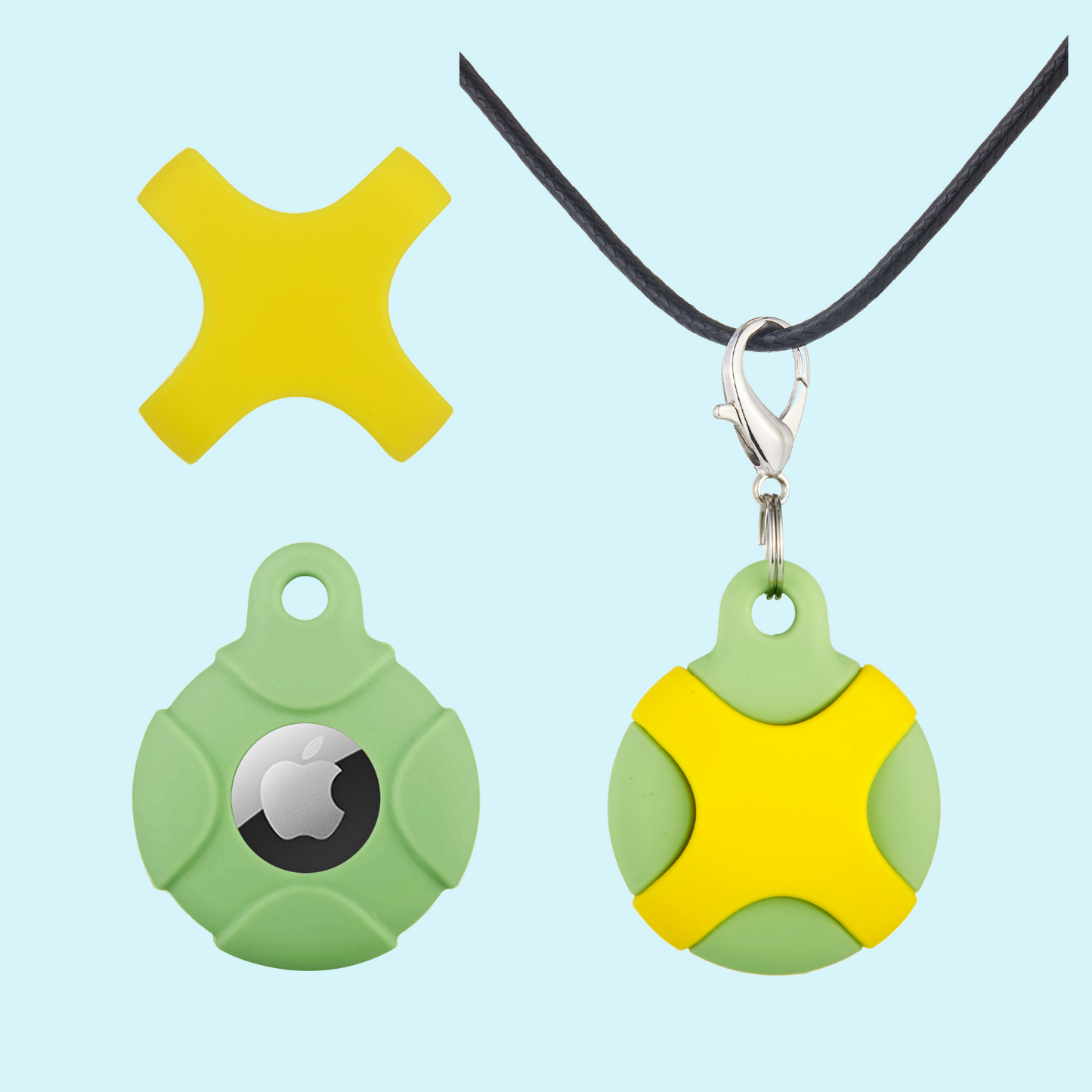 CHABAEBAE Airtag Necklace For Adults