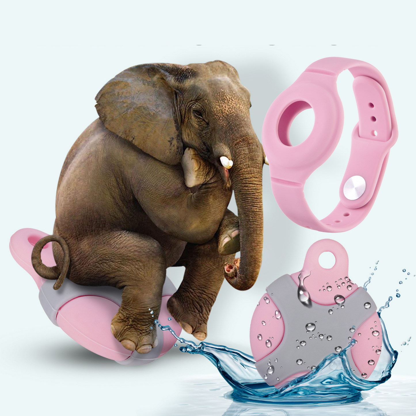 CHABAEBAE Airtag Wristband & Necklace For Kids & Adults