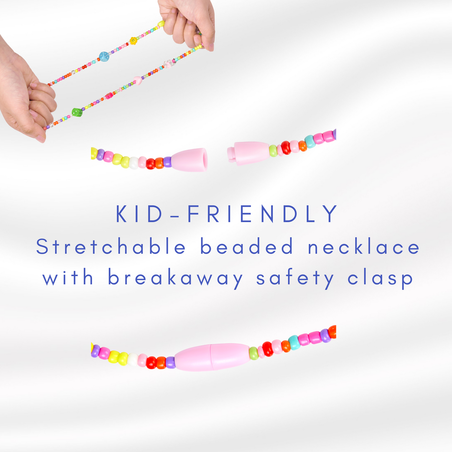 CHABAEBAE Stretchable Rainbow Necklace