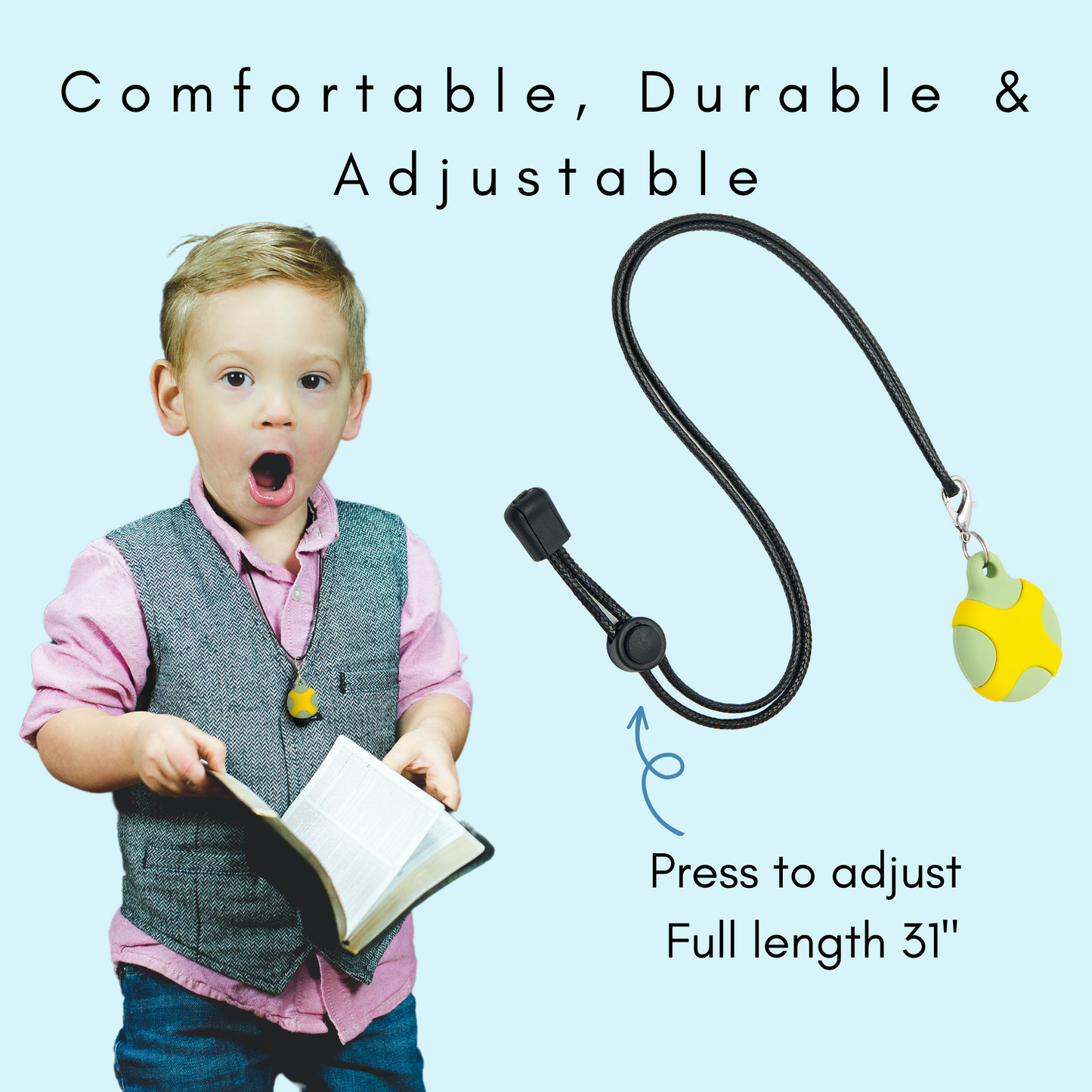 CHABAEBAE Airtag Wristband & Necklace For Kids & Adults