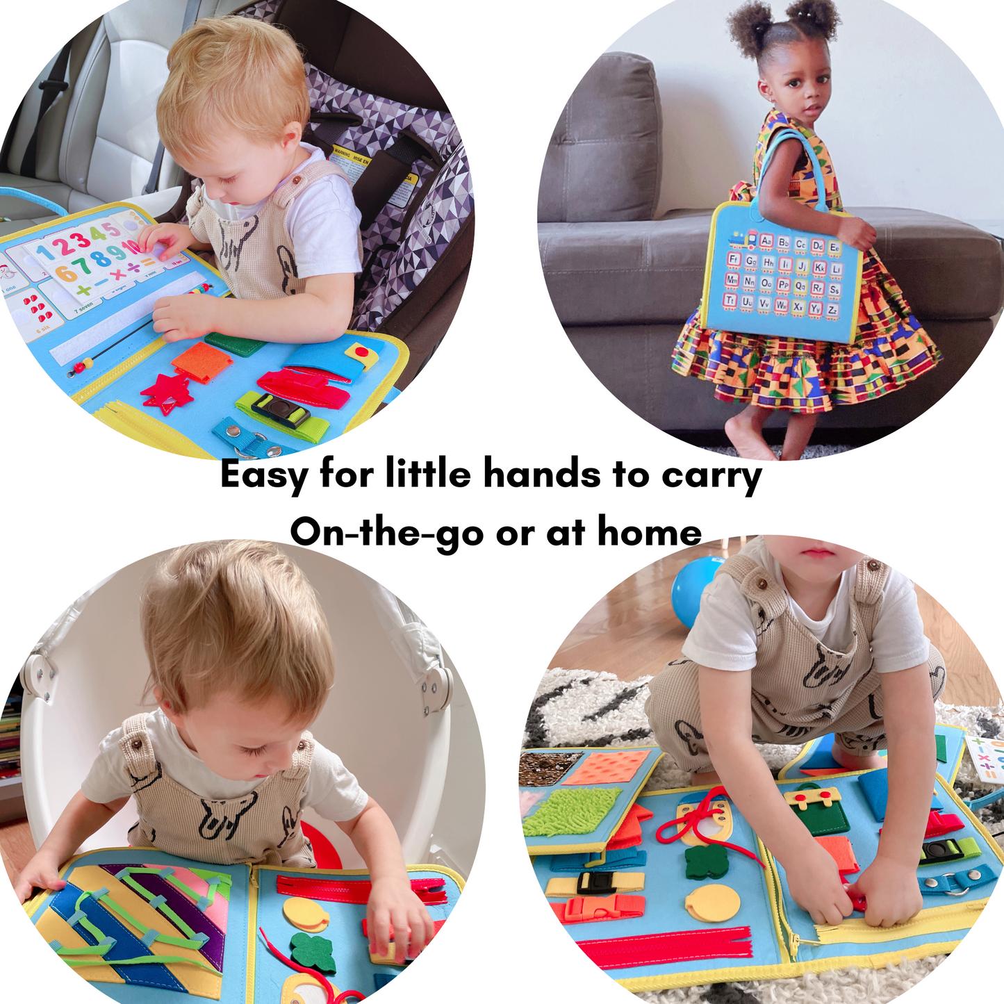 Deal - CHABAEBAE Montessori Toddler Sensory Learning Busy Board | Free U.S. Shipping