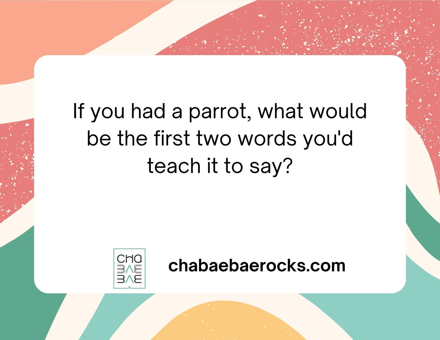 Fun Questions For Kids & Adults, Pintables