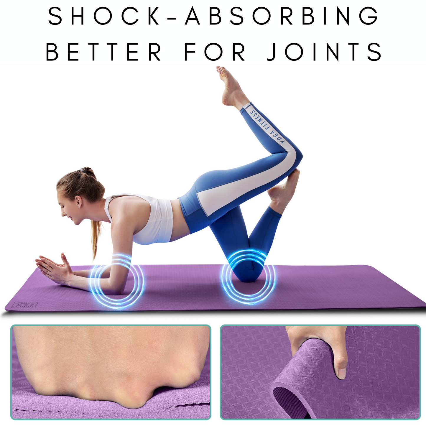 CHABAEBAE Better For Joints Extra Wide Thick Yoga Mat Pilates Mat Chabaebae Rocks