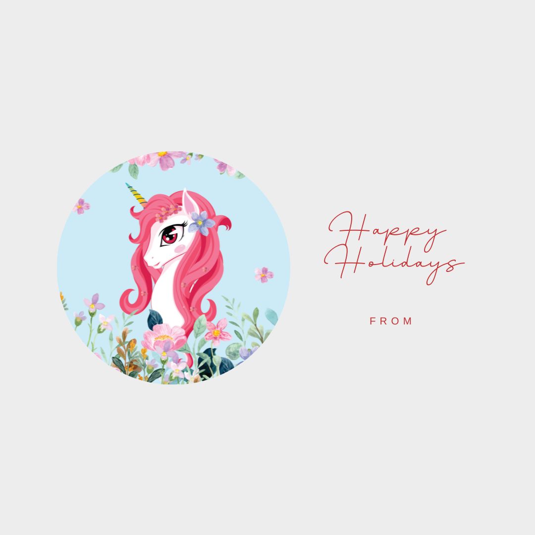 Beautiful Unicorn Greeting Cards, Digital, Printable (2 Cards)